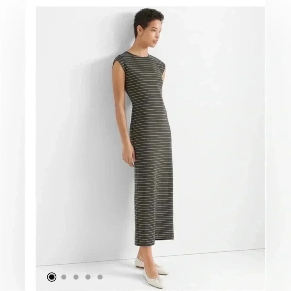Club Monaco Polished Ponte Knit Striped Dress size 00